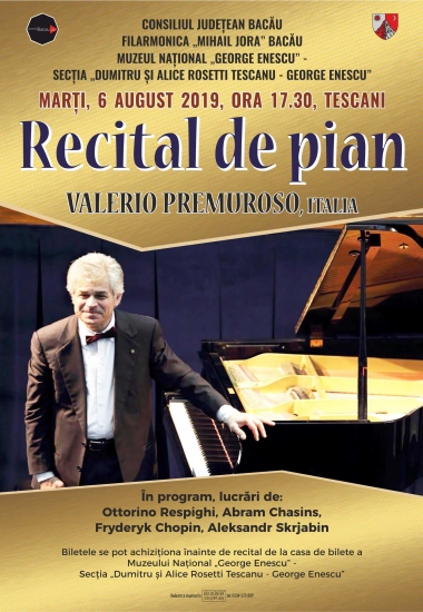 Recital de pian Valerio Premuroso, Italia